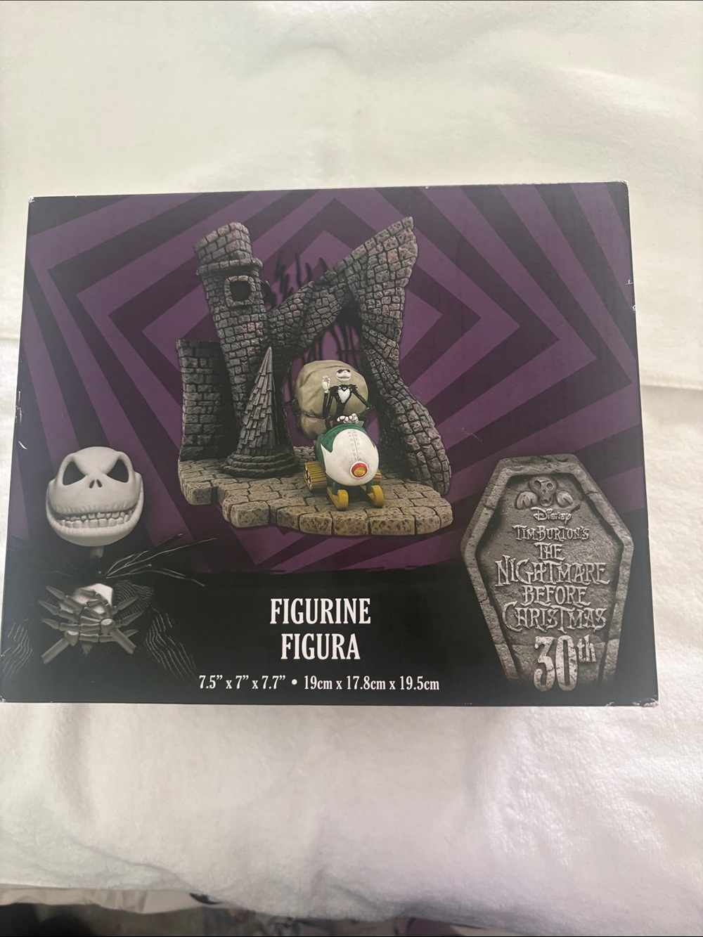 Disney The Nightmare Before Christmas Figurine - Purple, Gray, White